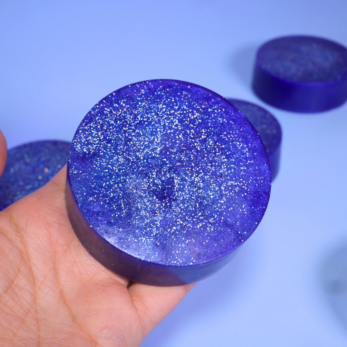 Galaxy loofah soap