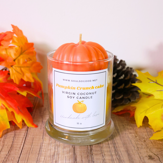 Pumpkin Crunch Cake Candle