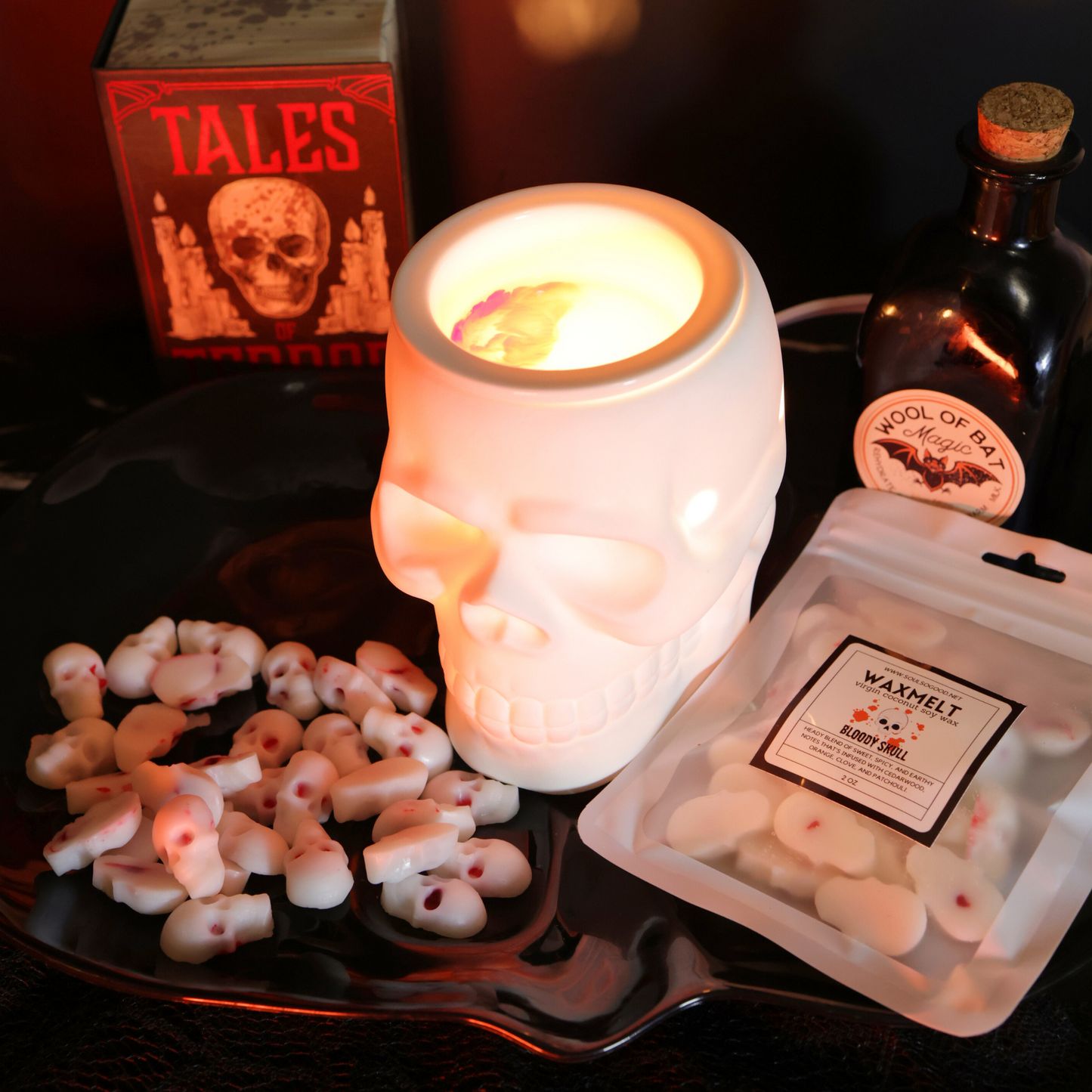 Bloody Skull wax melt