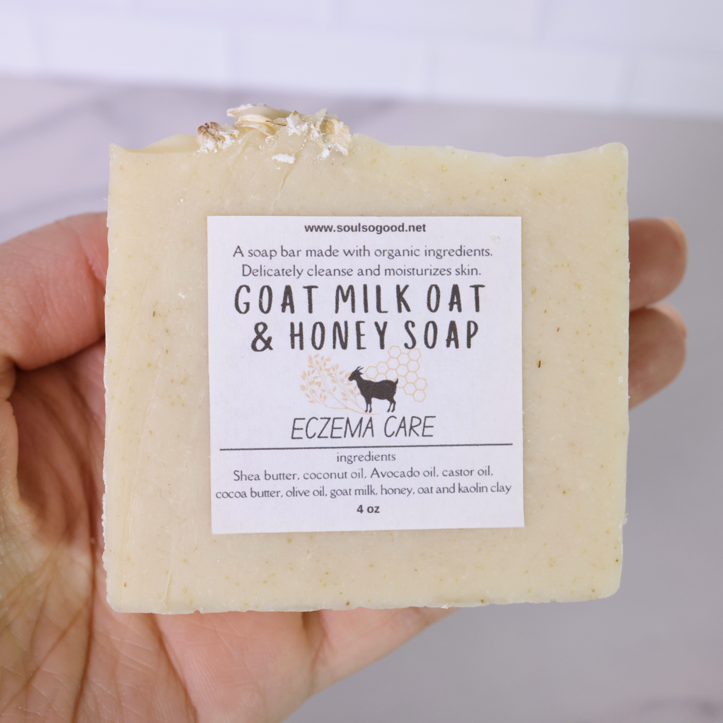 Goat Milk Oat and Honey Soap