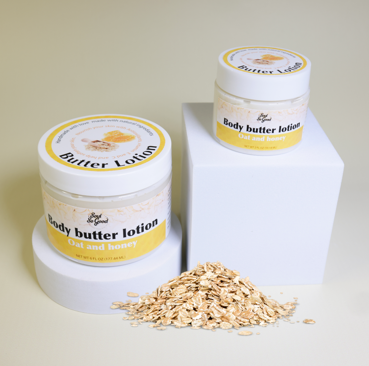 Oat and honey butter lotion