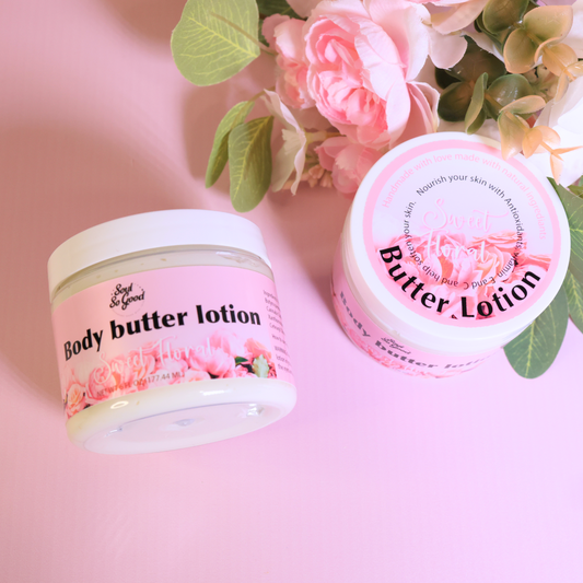 Sweet floral butter lotion