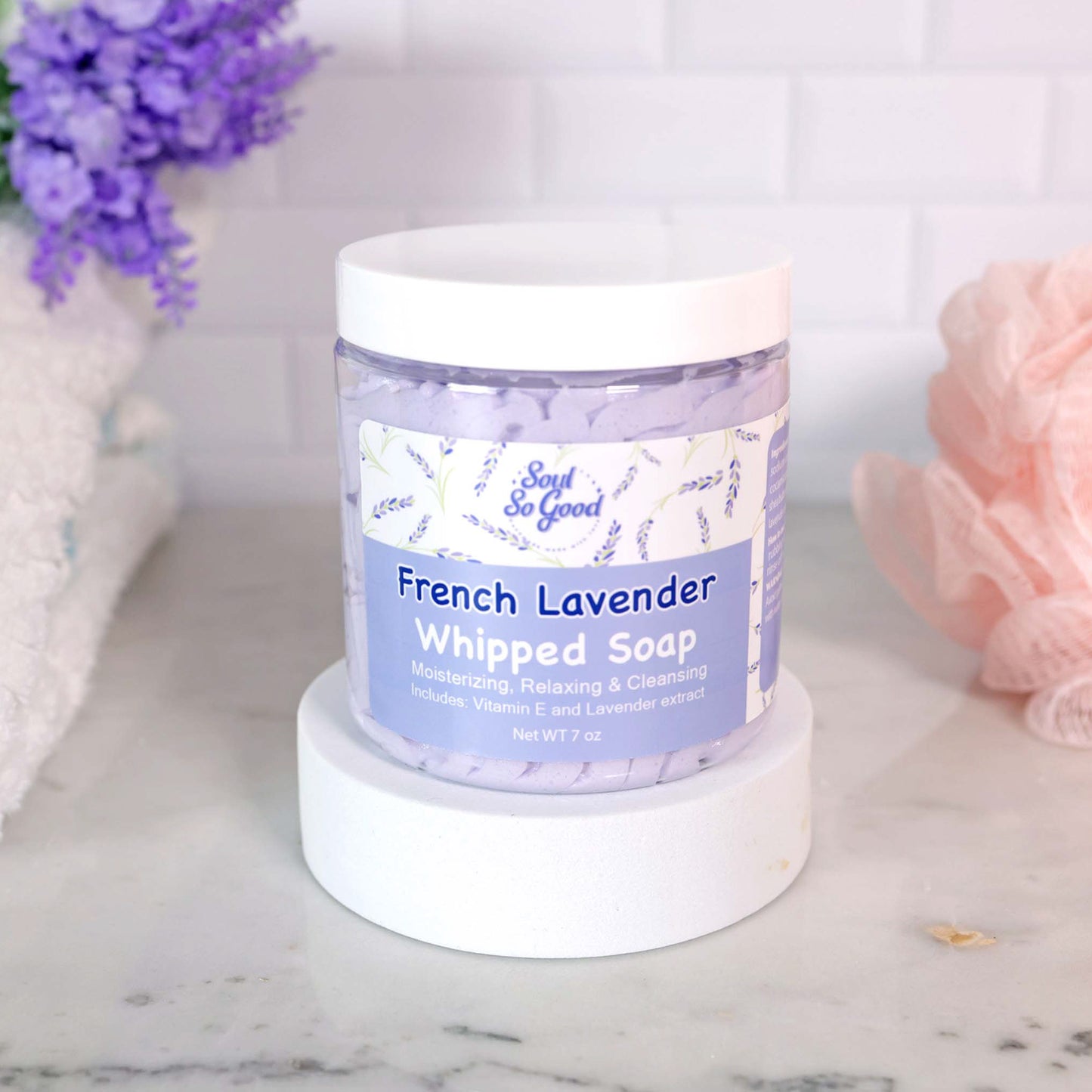 Lavender Whipped soap