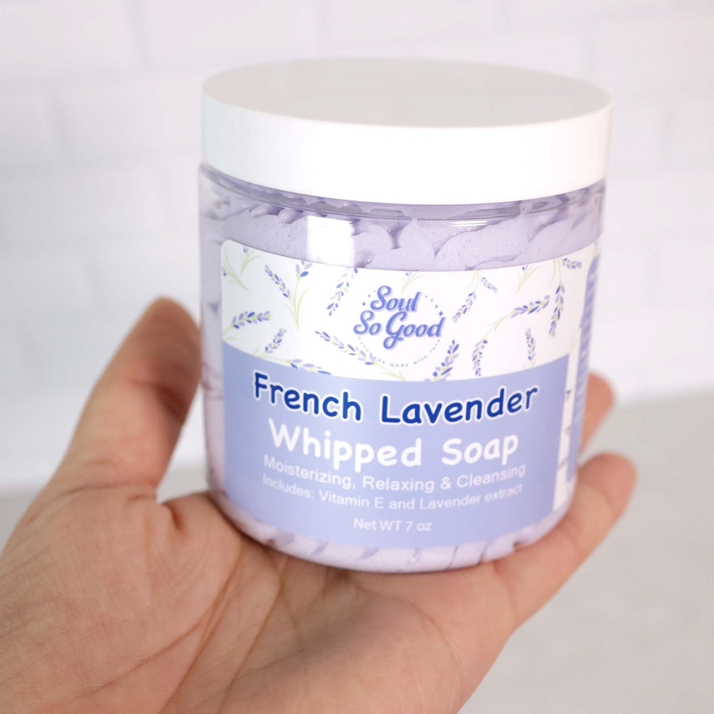 Lavender Whipped soap