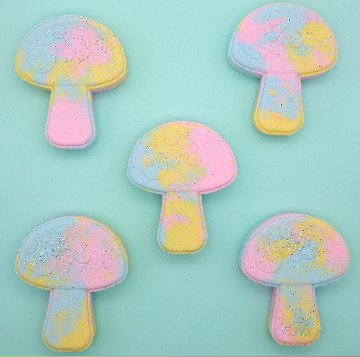 Magic mushroom bath bomb